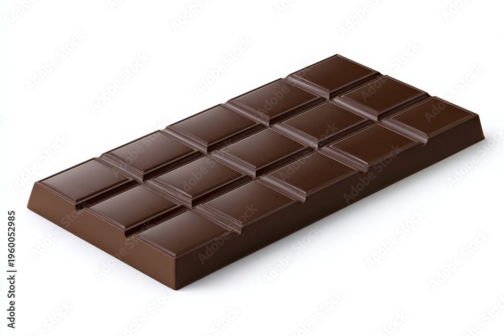 Fototapeta premium Professional Chocolate Bar Wrapper Shot on Simple Background Ready for Design Mockups