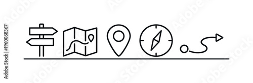 Wayfinding and navigation systems focused on guiding people through spaces, improving orientation, and ensuring clear directional flow in public and private environments