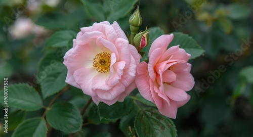 Rosa Odorata Hybrid Flowering Plant with Fragrant Blossoms