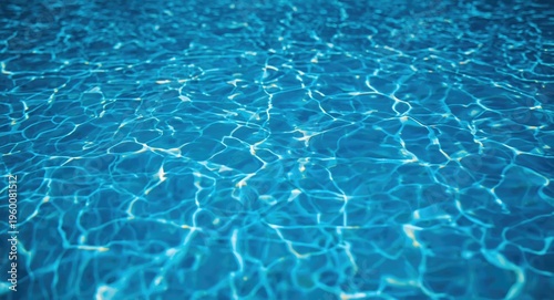 peaceful pool surface with light ripple details in water