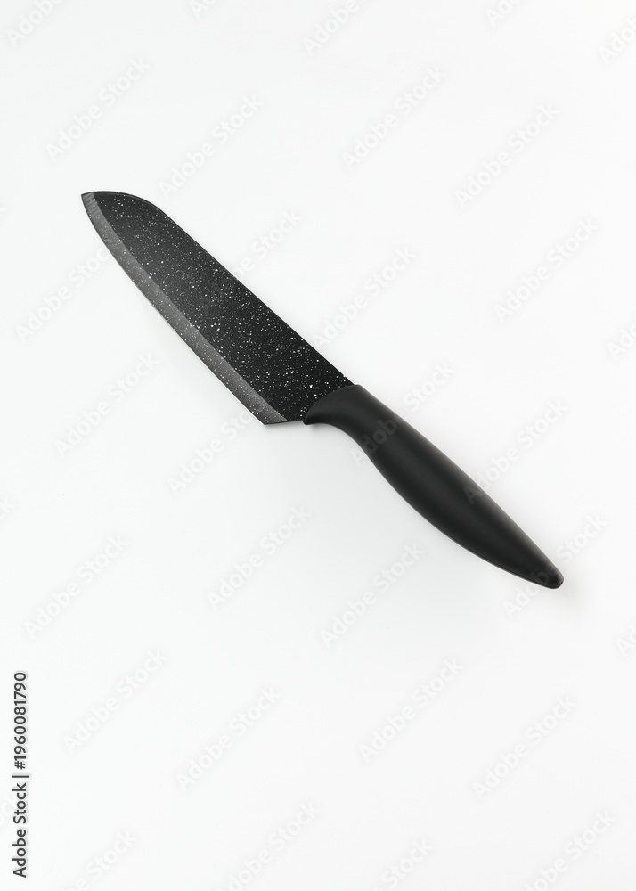 Fototapeta premium kitchen knives on a white background