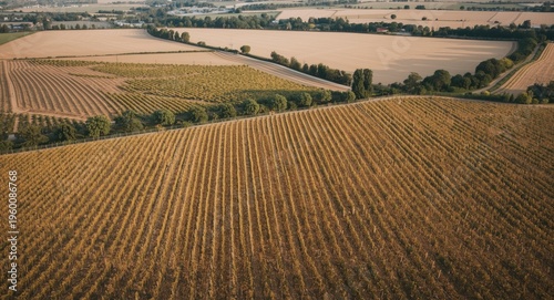 High viewpoint showing geom...