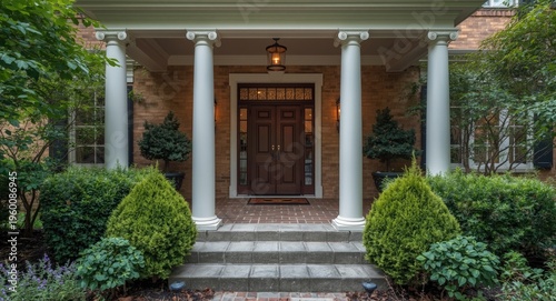 Graceful home entrance high...