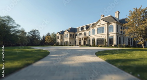 Palatial home frontage show...