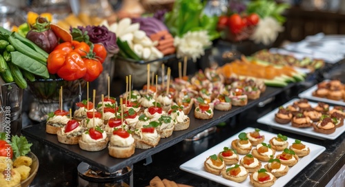 An inviting birthday buffet...