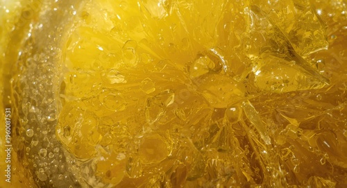 Close up of a tangy lemon r...