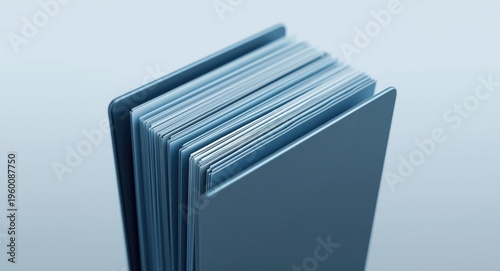 digital 3d folder with docu...