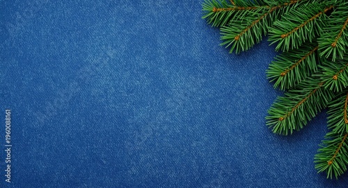 Blue denim surface featurin...
