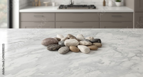 Set of natural stone kitche...