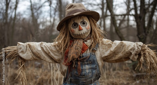 Life sized scarecrow instal...