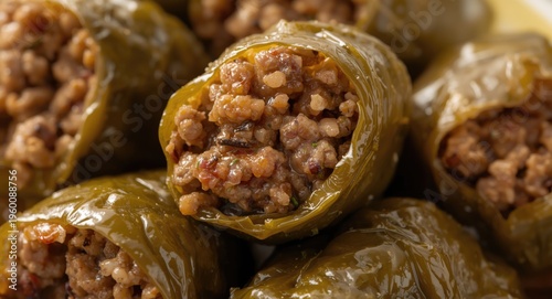 Close up view of savory stu...