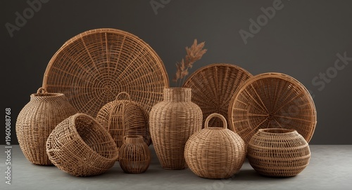 Handmade sustainable wicker...
