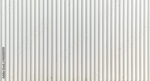 Minimalist white shed facad...