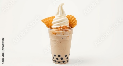 Refreshing vanilla soft ser...