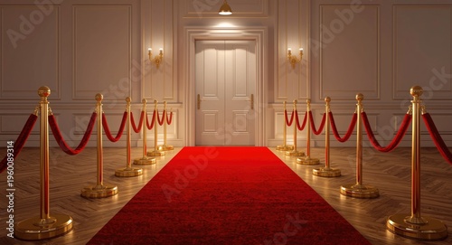 Golden rope barriers and a ...