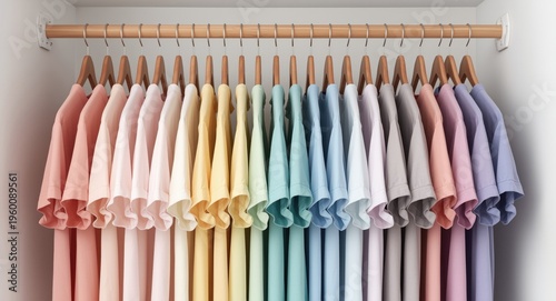 Pastel colored t shirts ord...