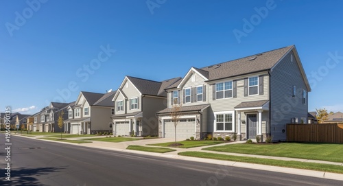 Modern family homes complex...