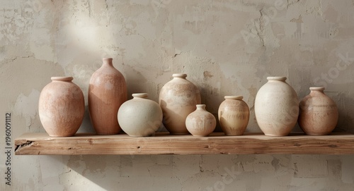 Softly colored decorative v...
