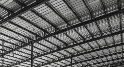 Industrial warehouse roof c...