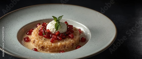 Artisan risotto featuring p...