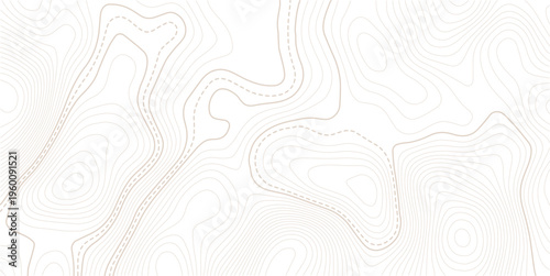 Topographic beautiful white and black contour topo wavy pattern map line design, geography map line,White geographic contour map. Abstract outline grid.
