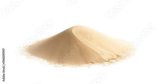 Single sand dune mound on m...