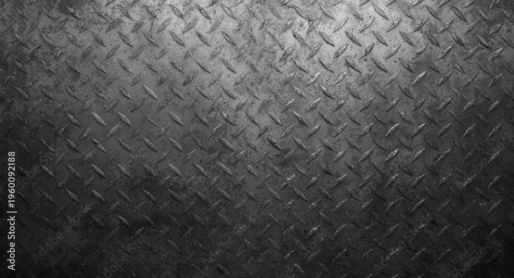 Fototapeta premium abstract background featuring metal floor plate grain