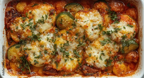 Baked savory vegetable dish...