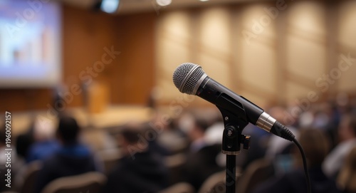 Microphone setup for speake...