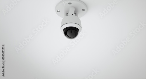 Elevated security camera in...