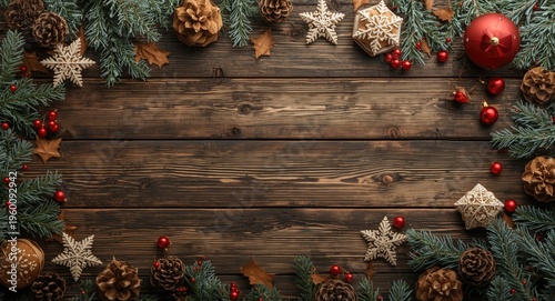 Seasonal backdrop decorated...