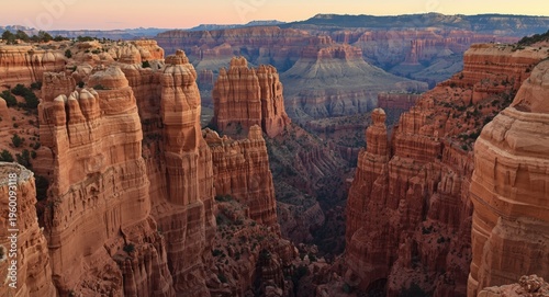 Legendary rocky spires domi...