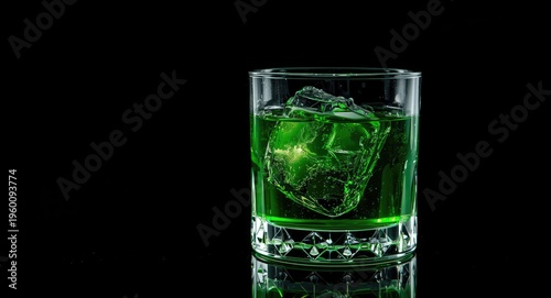 Artful green absinthe liquo...