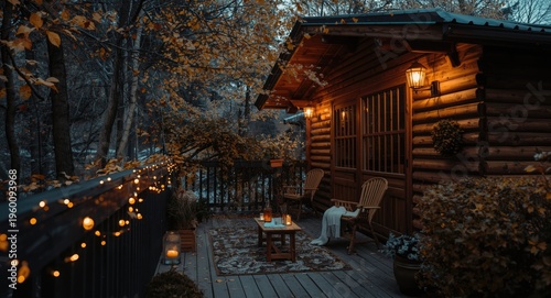 Hygge inspired autumn balco...