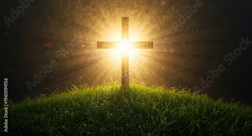 Easter hope concept highlig...