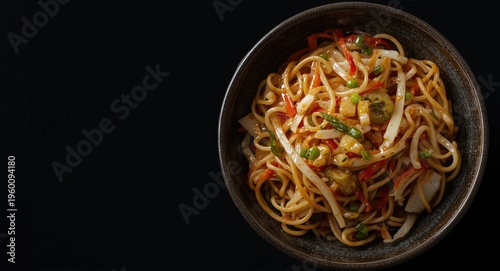 Rice noodles and vegetables...