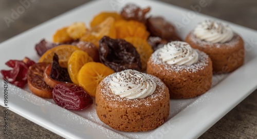 Sumptuous cake pieces paire...
