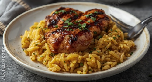 Mouthwatering chicken with ...
