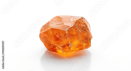 Orange rough sunstone gemst...