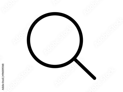 Search Icon, Magnifying Glass Vector, Find Loupe Symbol for App Icon, UI UX, Website Search Button