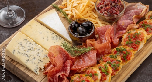 Sliced cheese variety and c...