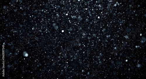 Snowstorm image with intens...