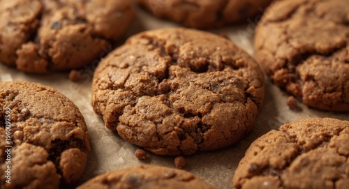 Freshly baked molasses cook...