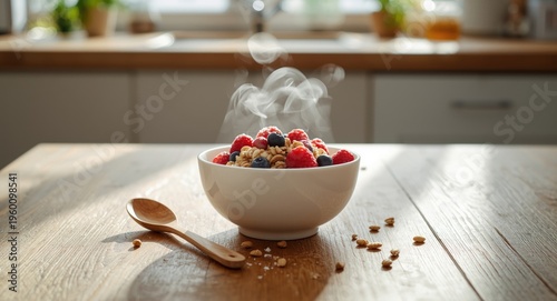 Healthy seasonal breakfast ...