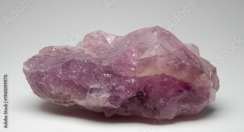 Polished lepidolite containing lithium and rare alkali metals rubidium and caesium