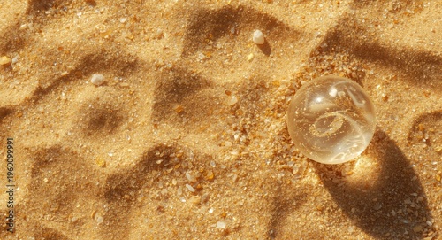 Golden sandy beach featurin...