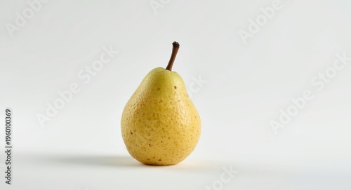 Healthy pear standing alone...