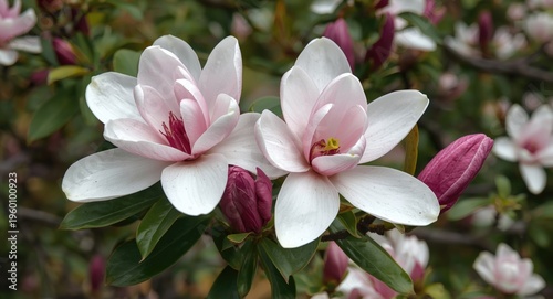 Fresh magnolia rosea blosso...