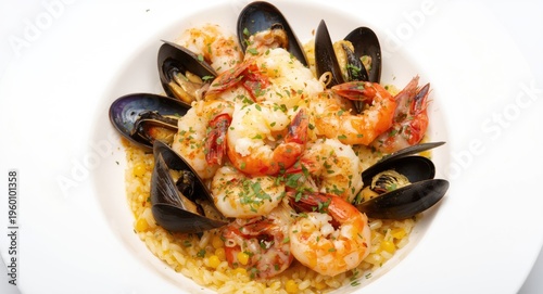 Fresh summer seafood risott...