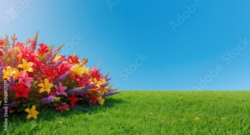 floral spectacle of colorfu...